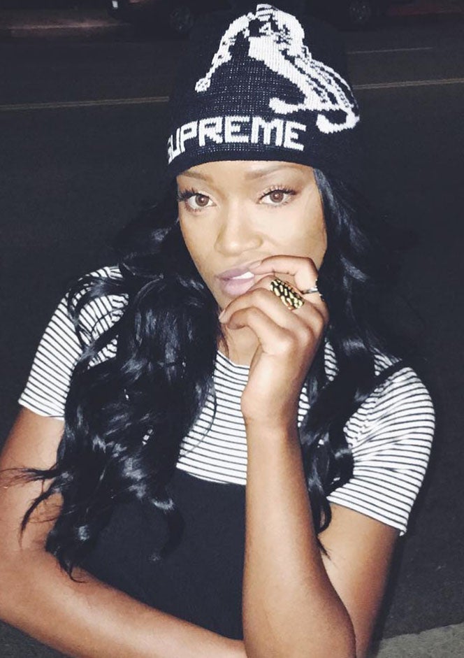 Photo Fab: Keke Palmer Gets Down and Dirty in a Tub Full of Water
